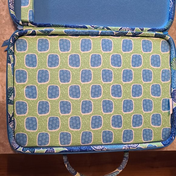 NWT Vera Bradley Laptop Portfolio Doodle Daisy - Picture 8 of 12